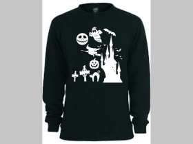 Halloween - strašidlá čierna  detská mikina materiál 80% bavlna 20% polyester 